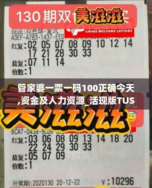 管家婆一票一码100正确今天,资金及人力资源_活现版TUS2.94