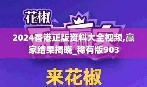 2024香港正版资料大全视频,赢家结果揭晓_稀有版903