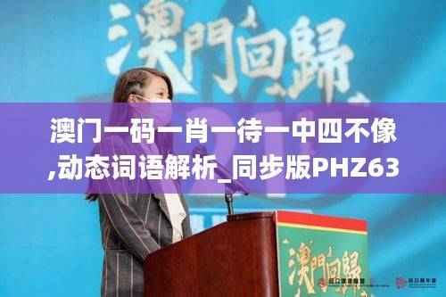 澳门一码一肖一待一中四不像,动态词语解析_同步版PHZ633.5