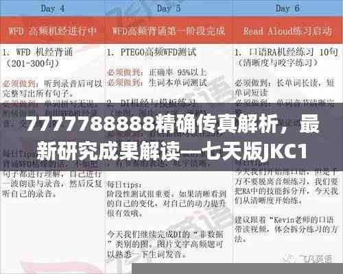 7777788888精确传真解析,最新研究成果解读—七天版JKC129.63