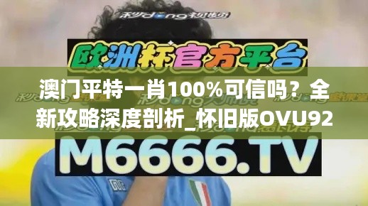澳门平特一肖100%可信吗?全新攻略深度剖析_怀旧版OVU929.82