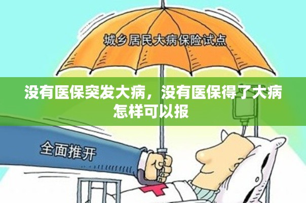没有医保突发大病,没有医保得了大病怎样可以报